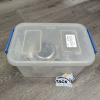 Cork Kit: Rubber Safety Tap, wrench, magnetic tray, cork cleaner tool, cotton plugs, box, 30 corks *vgc, clean - rusty & dirt
