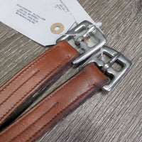 Nylon Lined Stirrup Leathers *vgc, clean, mnr dents, stains & scraped edges

