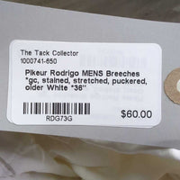MENS Breeches *gc, stained, stretched, puckered, older

