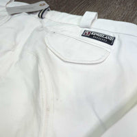 MENS Euroseat Breeches *gc, rubs, pills, snags, stains, seam puckers, v.pilly inside
