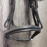 Rsd Bridle, Cotton Web Reins, Schockemohle Bling Browband (H) *fair/gc, dirt, scraped edges, creases, mismatched
