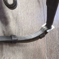 Rsd Bridle, Cotton Web Reins, Schockemohle Bling Browband (H) *fair/gc, dirt, scraped edges, creases, mismatched
