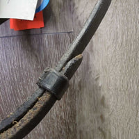 Rsd Bridle, Cotton Web Reins, Schockemohle Bling Browband (H) *fair/gc, dirt, scraped edges, creases, mismatched
