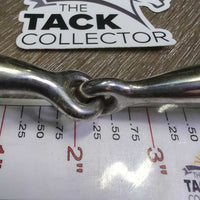 Thin Curved D Ring Snaffle Bit *gc, dirty, scuffs, residue
