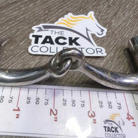 Thin Curved D Ring Snaffle Bit *gc, dirty, scuffs, residue
