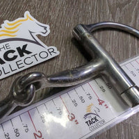 Thin Curved D Ring Snaffle Bit *gc, dirty, scuffs, residue

