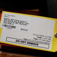 15 MW *Adj/Green (Med) Gullet in Brighton Spirit Close Contact, 2 Billet Guards, Grey Brighton Cover, Large Front Pencil Block, Foam Panels, Flaps: 15"L x 12"W Serial #: 15
