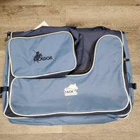 Multi Bag: Garment, Boots & accessories Pockets, Shoulder Strap *vgc, mnr dirt?stain, hair, older, scratches
