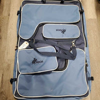 Multi Bag: Garment, Boots & accessories Pockets, Shoulder Strap *vgc, mnr dirt?stain, hair, older, scratches
