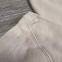 JUNIORS Hvy Cotton Euro Seat Breeches, Pull on *gc, faded, rubs, pills, threads, breaking ankle elastics
