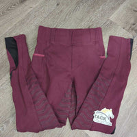 JUNIORS Hvy Cotton Full Seat Beeches, Pull On *gc, rubs, pills, faded, puckers
