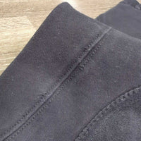 JUNIORS Hvy Cotton EuroSeat Breeches, Pull on *gc/fair, faded, rubs, hairy, thin seat, sm seam holes, pills
