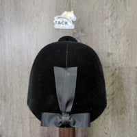 DISPLAY ONLY - NOT FOR RIDING USE *Velvet Hunt Helmet, box *new , older
