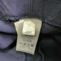 /hvy Cotton Euro Seat Breeches, Pull on *gc, faded, mnr stains, seat rubs &pills
