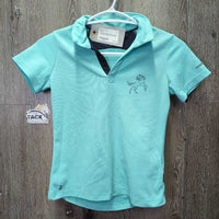 SS Polo Shirt, V Neck *vgc, mnr snags & hair
