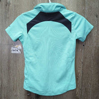 SS Polo Shirt, V Neck *vgc, mnr snags & hair
