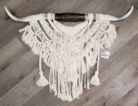 Macrame Horns *like new
