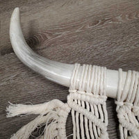 Macrame Horns *like new

