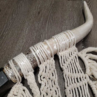 Macrame Horns *like new
