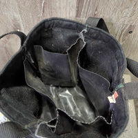 Lined Grooming Bag, snap *gc, hairy, edge rubs, cut/slicr, mnr rubs?stains
