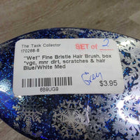 "Wet" Fine Bristle Hair Brush, box *vgc, mnr dirt, scratches & hair
