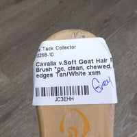 v.Soft Goat Hair Face Brush *gc, clean, chewed, sharp edges
