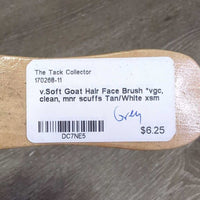v.Soft Goat Hair Face Brush *vgc, clean, mnr scuffs
