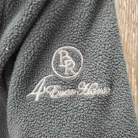 JUNIORS Fleece Jacket, bling *gc, clumpy, hair, edge rubs
