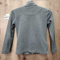 JUNIORS Fleece Jacket, bling *gc, clumpy, hair, edge rubs
