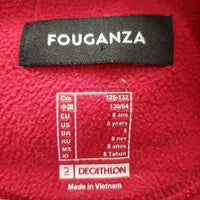JUNIORS Fleece Jacket, cowl neck, zipper *gc, clumpy, v.hairy
