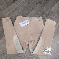 JUNIORS Hvy Cotton Breeches, Puill on *gc/fair, faded, snags, rubs, stains, hole, sm seam holes
