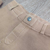 JUNIORS Hvy Cotton Breeches, Pull On *gc, faded, small seam holes, snags, breaking elastics
