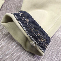 JUNIORS Hvy Cotton Breeches, Pull On *gc, older. faded, seat rubs & pills, dry/shedding elastic
