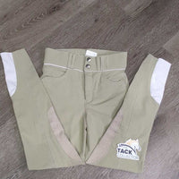 Euroseat Breeches *gc/fair, snags, rubs, undone stitching, seat: pulled seam, discolored, stretched, rubs & pills
