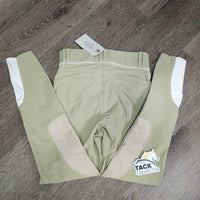 Euroseat Breeches *gc/fair, snags, rubs, undone stitching, seat: pulled seam, discolored, stretched, rubs & pills
