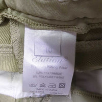 Euroseat Breeches *gc/fair, snags, rubs, undone stitching, seat: pulled seam, discolored, stretched, rubs & pills
