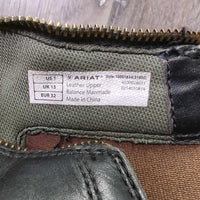 JUNIORS Paddock Boots, zips *fair, clean, v.faded, v.scuffed, v.LOOSE toe soles, older, rubs
