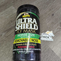 Hvy Mesk Fly Mask, Ears, Velcro Nose, Container *like new
