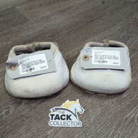 Pr No Turn Bell Boots, velcro *gc, stains, scrapes, rubs, holey/frayed edges
