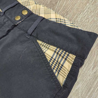 Euro Seat Breeches *gc/fair, faded, seam rubs, stretched/bubbled, snags, pilly inside, threads

