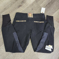 Euro Seat Breeches *gc/fair, faded, seam rubs, stretched/bubbled, snags, pilly inside, threads

