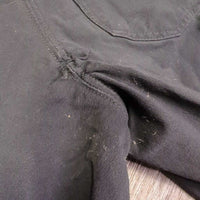 Euro Seat Breeches *gc/fair, faded, seam rubs, stretched/bubbled, snags, pilly inside, threads
