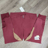 Euro Seat Breeches *vgc, mnr faded, seam puckers, rubs & pills
