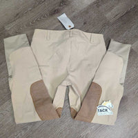 Euro Seat Breeches *vgc, shrunk?, wavy/puckered seams, dingy?, mnr pulled seat seam, puckers
