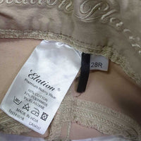 Euro Seat Breeches *vgc, shrunk?, wavy/puckered seams, dingy?, mnr pulled seat seam, puckers
