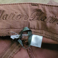 Euro Seat Breeches *vgc, mnr faded, stains, seam puckers, rubs, residue & pills
