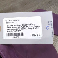 Euro Seat Breeches *vgc/xc, mnr faded, seam puckers, stains, rubs & pills
