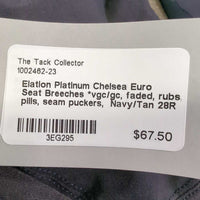 Euro Seat Breeches *vgc/gc, faded, rubs, pills, seam puckers

