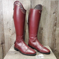 Pr Dress Boots, zip, bling, tag *New, v.mnr mark
