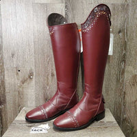 Pr Dress Boots, zip, bling, tag *New, v.mnr mark
